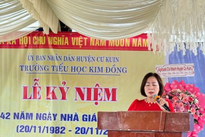 Lễ kỷ niệm 42 năm ngày Nhà giáo Việt Nam